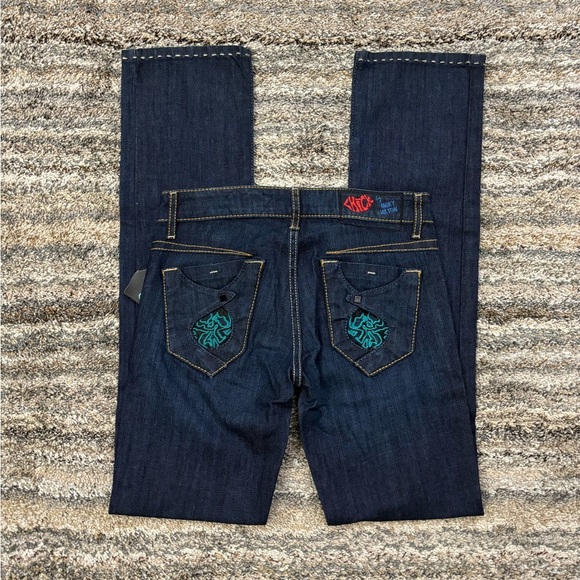 Y2K Low Rise Jeans Sz 25 NWT | Chick By Nicky Hilton Low Rise Mini Bootcut Jeans - Picture 14 of 16